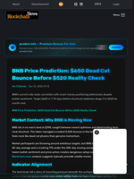 BNB Price Prediction: $650 Dead Cat Bounce Before $520 Reality Check - Blockchain.News