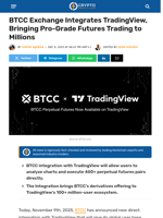 BTCC Integrates TradingView for Pro Futures Trading