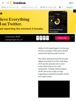 Stellar Edges Higher to $0.251 Despite Altcoin Market Apathy