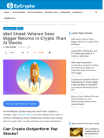 Wall Street Veteran Sees Bigger Returns in Crypto Than AI Stocks ⋆ ZyCrypto