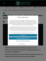 BNB Chain Launches AI Bot to Help Devs and Block Scammers - Crypto News Flash