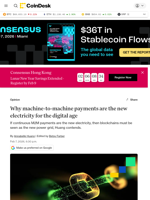 Why machine-to-machine payments are the new electricity for the digital age