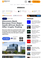 Discovery Bank Becomes First Major South African Bank to Offer Crypto Trading – Crypto News Bitcoin News
