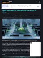 NVIDIA and CrowdStrike Unveil SafeMind Cybersecurity AI - Blockchain.News