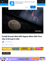 Pundit Reveals What Will Happen When XRP Price Hits $100 And $1,000 | Bitcoinist.com