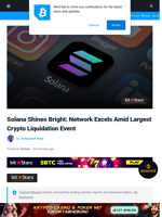 Solana Shines Bright: Network Excels Amid Largest Crypto Liquidation Event | Bitcoinist.com