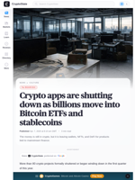 86 crypto projects died in Q1 as capital fled to Wall Street-linked projects