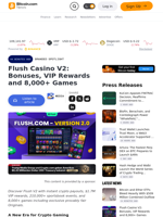 Flush Casino V2: Bonuses, VIP Rewards and 8,000+ Games – Branded Spotlight Bitcoin News