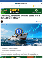 Chainlink (LINK) Faces a Critical Battle: Will It Defend the $10 Floor?
