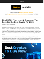 BlockDAG, Ethereum & Dogecoin: The Race for the Best Crypto for 2025