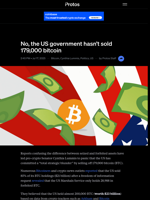 No, the US government hasn’t sold 179,000 bitcoin