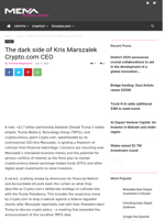The dark side of Kris Marszalek Crypto.com CEO