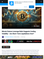 Bitcoin Futures Leverage Ratio Suggests Cooling Volatility – Are Short-Term Liquidations Over? | Bitcoinist.com