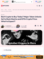 Best Crypto to Buy Today? Token Unlocks for Rock Mantra, IOTA