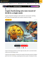 Crypto Fundraising Hits Weekly All-Time High