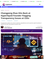 Hyperliquid Founder Flags Transparency Issues at CEXs