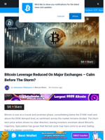 Bitcoin Leverage Reduced On Major Exchanges – Calm Before The Storm? | Bitcoinist.com