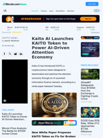 Kaito AI Launches KAITO Token to Power AI-Driven Attention Economy  – Crypto News Bitcoin News