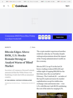 Bitcoin Price (BTC) News: $96K in Sight