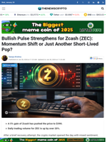 Bullish Pulse Strengthens for Zcash (ZEC): Momentum Shift or Just Another Short-Lived Pop?