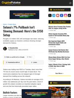 Solana's 7% Pullback Isn’t Slowing Demand: Here's the $150 Setup