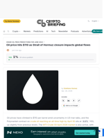 Oil price hits $110 as Strait of Hormuz closure impacts global flows