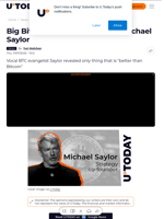 Big Bitcoin Secret Revealed by Michael Saylor