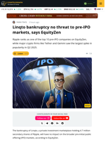 Linqto Bankruptcy Won’t Shake Pre-IPO Deals: EquityZen