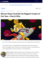 Bitcoin Pepe Could Be the Biggest Crypto of the Year—Here’s Why