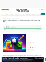 Nvidia's AI shift heightens US-China tech tension amid market cap lead