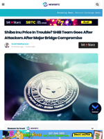 Shiba Inu Price In Trouble? SHIB Team Goes After Attackers After Major Bridge Compromise