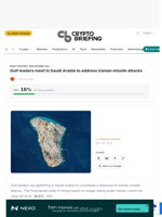 Gulf leaders meet in Saudi Arabia to address Iranian missile attacks