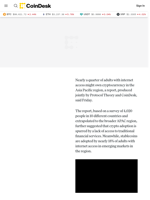 Asia Crypto News: Nearly 25% of Adults With Internet Access in Asia Might Own Crypto, Report Says