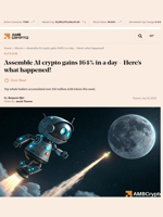 Assemble AI crypto gains 164% in a day - Here’s what happened! - AMBCrypto