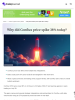 Why did Conflux price spike 38% today? - CoinJournal