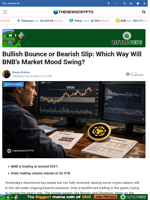 Bullish Bounce or Bearish Slip: Which Way Will BNB’s Market Mood Swing?