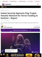 India Flags ‘Crypto Hawala’ Network for Terror Funding in Kashmir