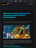 ARB Price Prediction: Targeting $0.43 by December 2025 Amid Mixed Technical Signals - Blockchain.News