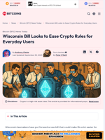 Wisconsin Crypto Bill Looks to Ease Crypto Rules for Everyday Users