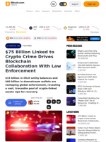 $75 Billion Linked to Crypto Crime Drives Blockchain Collaboration With Law Enforcement – Featured Bitcoin News