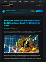 BCH Price Prediction: Bitcoin Cash Eyes $632 Resistance Break for 20% Rally to $700 - Blockchain.News