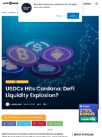 USDCx Hits Cardano: DeFi Liquidity Explosion? | Live Bitcoin News