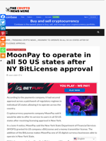 MoonPay to operate in all 50 US states after NY BitLicense approval - The Crypto News Wire