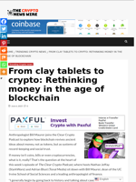 From clay tablets to crypto: Rethinking money in the age of blockchain - The Crypto News Wire