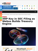 XRP Key in SEC Filing as Webus Builds Treasury Engine - The Crypto News Wire