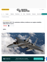 Iran downs US F-15, maintains military resilience as regime stability odds drop to 13.5%