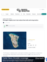 Pentagon targets Iran's fast-attack fleet with anti-drug tactics