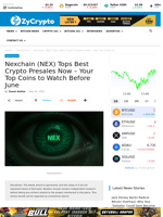 Nexchain (NEX) Tops Best Crypto Presales Now – Your Top Coins to Watch Before June