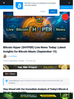 Live Bitcoin Hyper Updates Today: Bitcoin Prediction Today as BTC's Profitability Peaks Historically, Michale Saylor Says It's Better than the Magnificent 7, and More...
