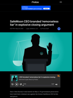 SafeMoon CEO branded ‘remorseless liar’ in explosive closing argument